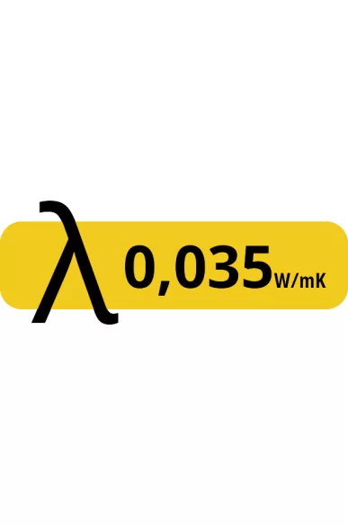 Lambda 0,035 W/mK